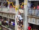 PIX: Dahi Handi celebrated after 2 yrs; 111 injured