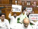 AAP, BJP hold overnight protests at Delhi assembly