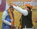 Gujarat vote done, Modi opens BJP poll meet in Delhi