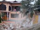 J-K govt razes Hizbul terrorist commander's property