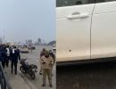 Owaisi car fired upon in poll-bound UP, 1 arrested