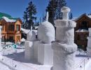 Snow Taj Mahal in Gulmarg