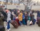 Ukraine war: Indian students walk 35km in freezing cold