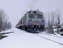 Chugging Through The Snow