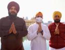 Punjab poll: Rahul, Cong nominees pray at Golden Temple