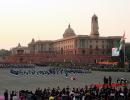 Pix: New tunes, drones mark firsts in Beating Retreat