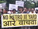 Activists protest against metro car shed at Aarey