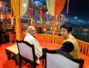 Dubai link to golden beige jacket Abe wore in Varanasi