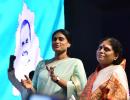 Jagan's mother quits YSR Congress to go with daughter