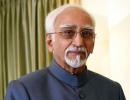 BJP alleges ex-VP Ansari 'shared info' with ISI spy