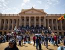 Lankan protesters withdrawing from official buildings