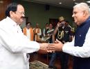 Naidu Meets His Successor