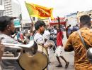 Celebration In Colombo As Ranil Wins