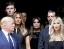 Donald Trump At 1st Wife Ivana's Funeral