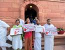 4 Cong MPs suspended for entire session after protests