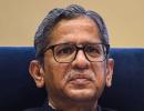 Pendency of cases huge challenge: Outgoing CJI Ramana