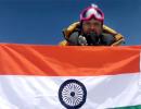 Singing Jana Gana Mana Atop Everest