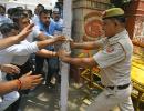 Cong says cops barged into its HQ, beat up workers