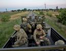 Ukrainian Troops Head To Battle