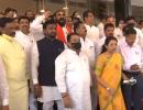 Maharashtra governor walks out of assembly in a huff