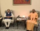 Adityanath meets Nadda ahead of UP govt formation