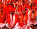 MNS workers play Hanuman Chalisa near mosque