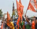 Right-wing outfit holds protest to rename Qutub Minar