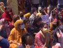 Batons, tear gas used on protesting Kashmiri Pandits