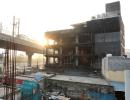 Delhi fire: Charred human remains found during search