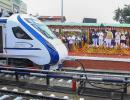 Modi flags off south India's 1st Vande Bharat Express