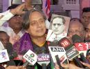 Cong prez poll: Tharoor ready for debate, Kharge not