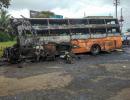 12 killed, 43 injured after bus catches fire in Nashik