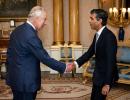 Rishi Sunak appointed UK's PM by King Charles III