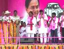 KCR parades MLAs, says BJP offering Rs 100 cr each