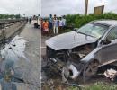 Mistry's overspeeding car hit the divider: Police