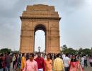 At India Gate, visitors miss iconic 'Amar Jawan Jyoti'