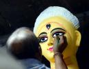 Maa Durga Gets a Final Touch-Up