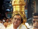 Ambani, Bhagwat Pray At Guruvayur