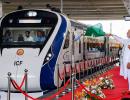 Modi flags off Gandhinagar-Mumbai Vande Bharat train