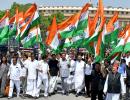 Trinamool, AAP, BRS march with Cong against govt