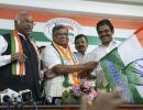 Ex-K'taka CM Shettar joins Cong, gets poll ticket