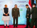 Rajnath avoids handshake with China's defence minister