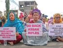 Manipur woman was raped while fleeing burning house