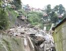 What led to collapse of over 100 buildings in Shimla