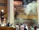 Intruders sat quietly, suddenly jumped into Lok Sabha