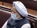 Dr Manmohan Singh's seat shifted to last row in RS