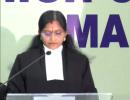 What Victoria Gowri said after her swearing in