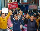 Kashmiri Pandits protest killing, seek relocation