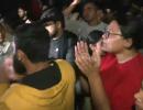 Stone pelting, power cut: Drama at JNU over Modi docu