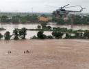 Guj floods: IAF rescues men clinging to electric pole